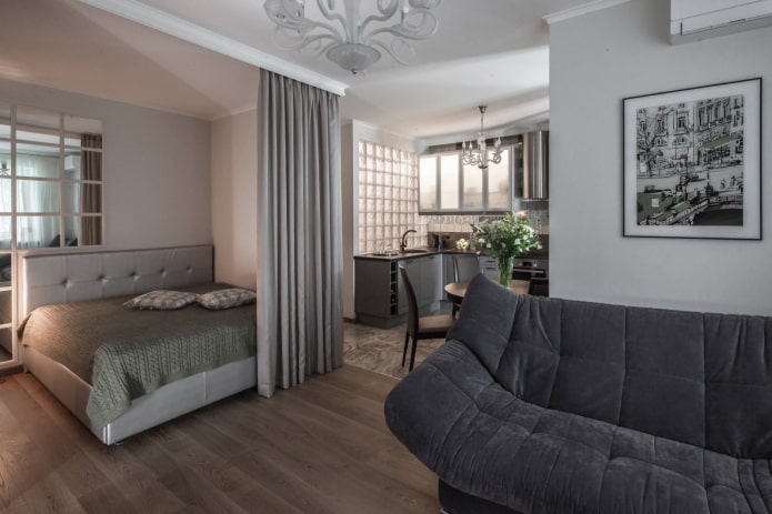 Studio in gray tones