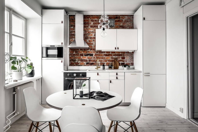 the interior of the apartment is 45 squares in the Scandinavian style the interior of the apartment is 45 squares in the Scandinavian style