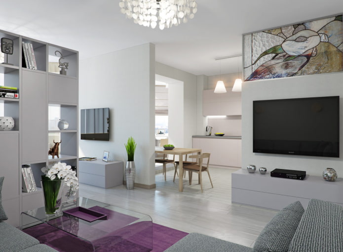 Large studio in white colors Large studio in white colors