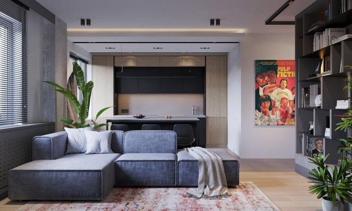 interior of a three-room apartment 70 squares interior of a three-room apartment 70 squares