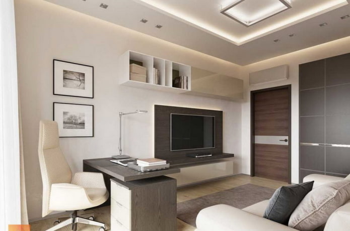 cabinet design in the interior of an apartment of 70 squares cabinet design in the interior of an apartment of 70 squares