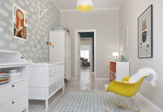 design of a nursery in the interior of an apartment of 100 squares design of a nursery in the interior of an apartment of 100 squares