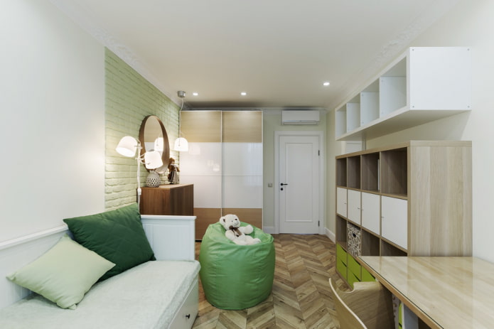 furnishing a bedroom for a teenage girl