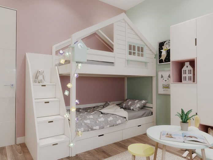 arrangement of a bedroom for two girls arrangement of a bedroom for two girls