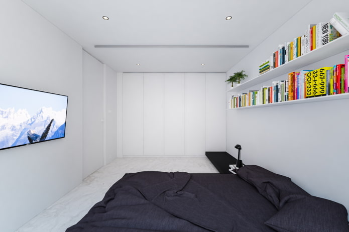 bedroom for a teenage boy in the style of minimalism bedroom for a teenage boy in the style of minimalism