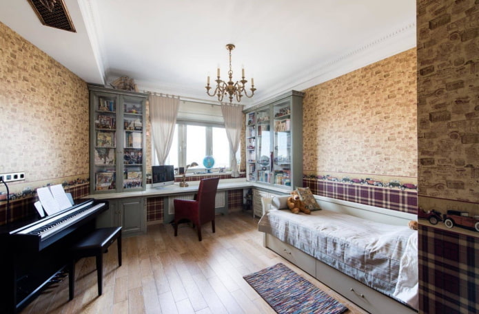 bedroom for a teenage boy in a classic style bedroom for a teenage boy in a classic style