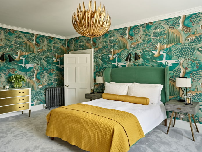 decorating the bedroom in green tones decorating the bedroom in green tones