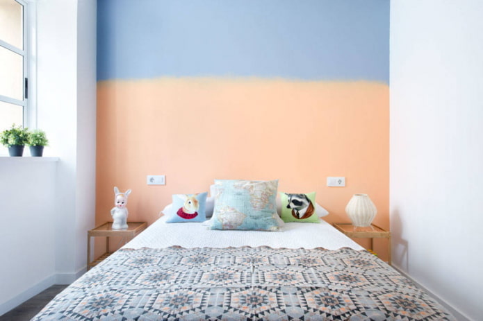 Two-tone headboard