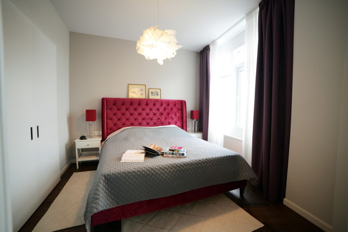 Dressing room in the bedroom