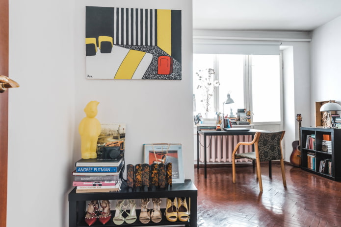 Studio with white finish