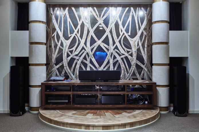 Decorative design of acoustic technology