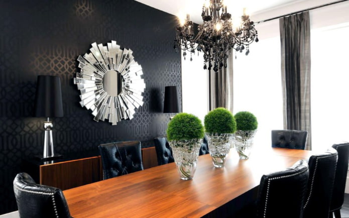 Dark glitter wallpaper