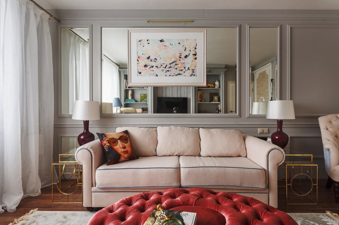 example of apartment renovation in neoclassical style example of apartment renovation in neoclassical style