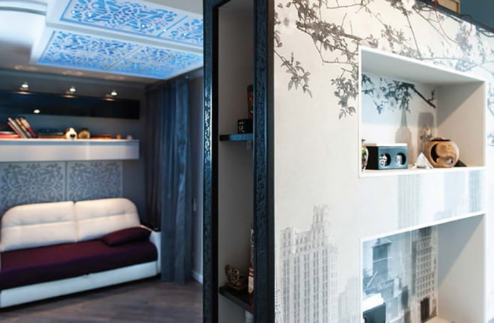 Partition in the studio Partition in the studio