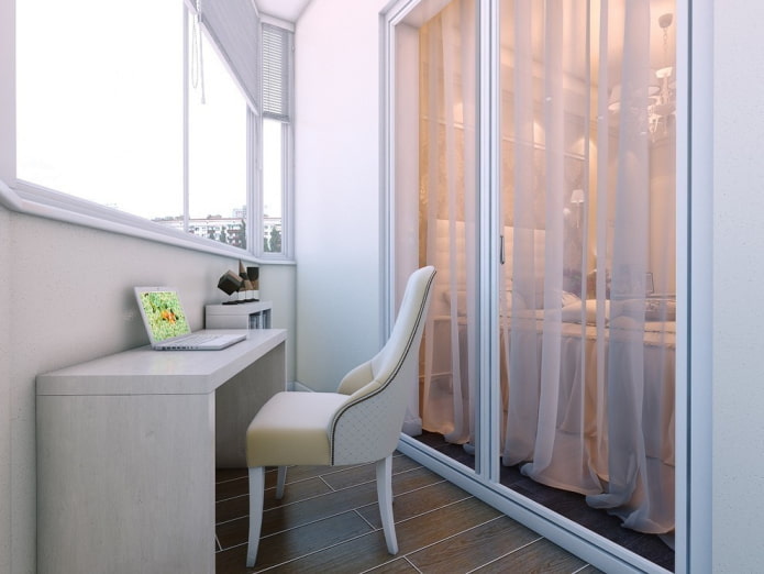 decoration of the doorway in the interior of the loggia