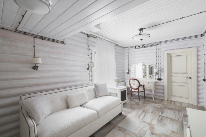 furniture and decor in the interior of a log house furniture and decor in the interior of a log house