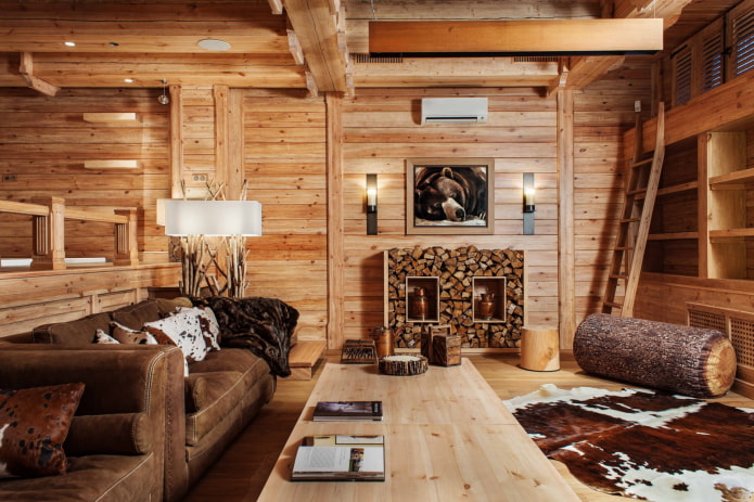 chalet style log house interior chalet style log house interior