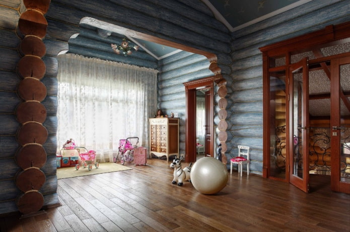 nursery in a wooden house nursery in a wooden house