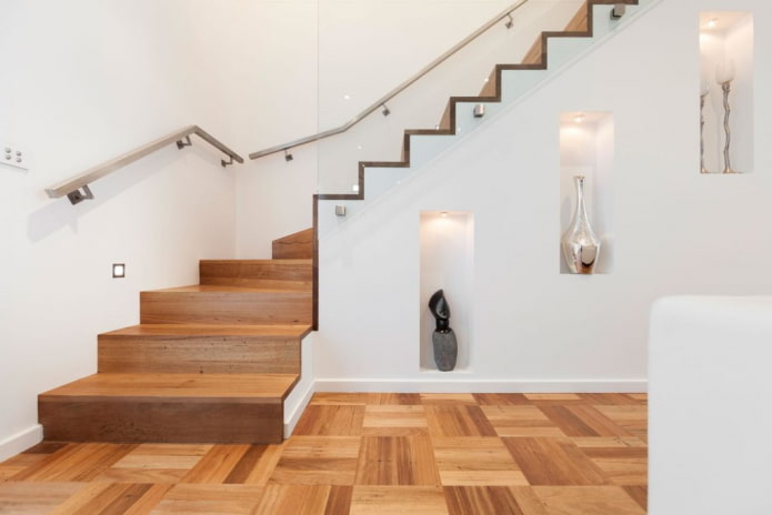 staircase design in the interior of a private house
