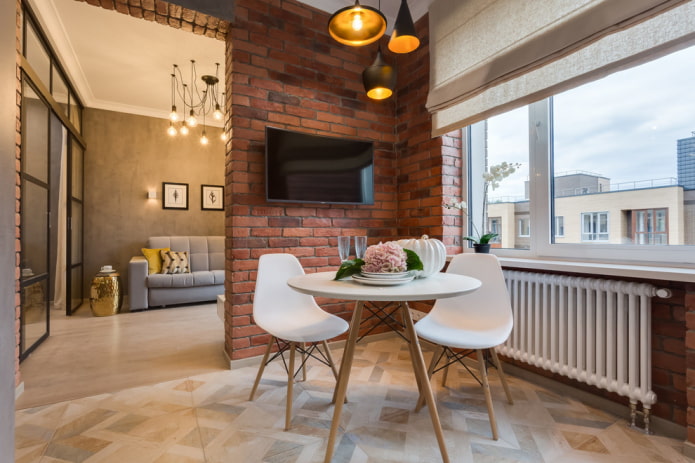 dining area of ​​the kitchen