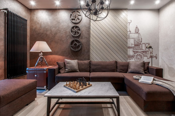 Loft style living room decor Loft style living room decor