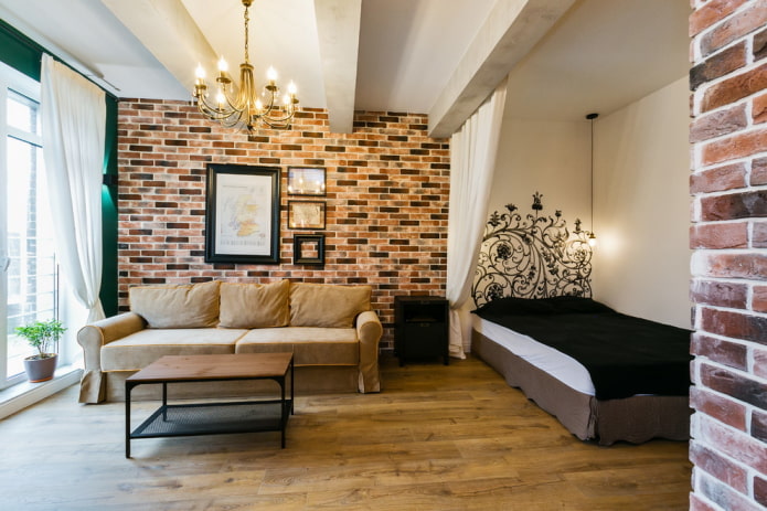 Living room with sleeping place Living room with sleeping place