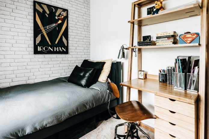 decorating a children's room in an industrial style