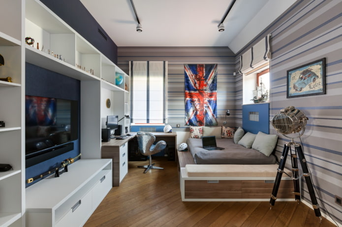 decorating a children's room in an industrial style