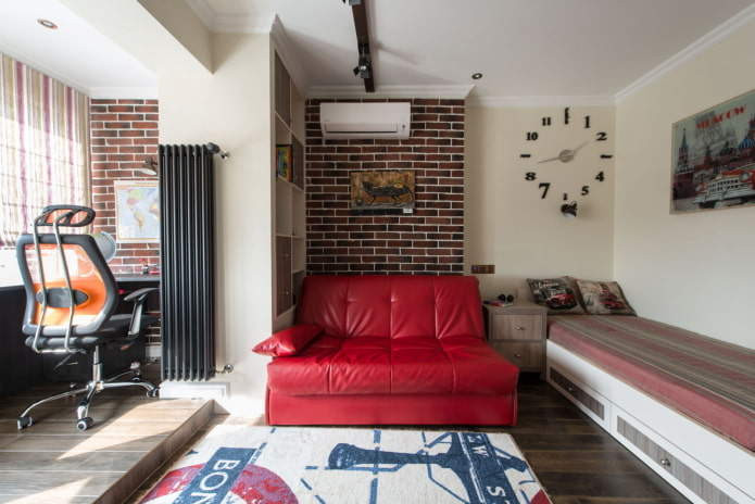 decorating a children's room in an industrial style