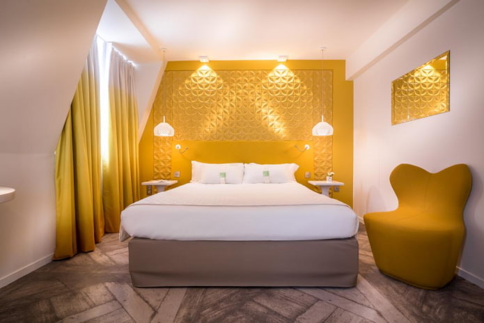 high-tech bedroom color palette