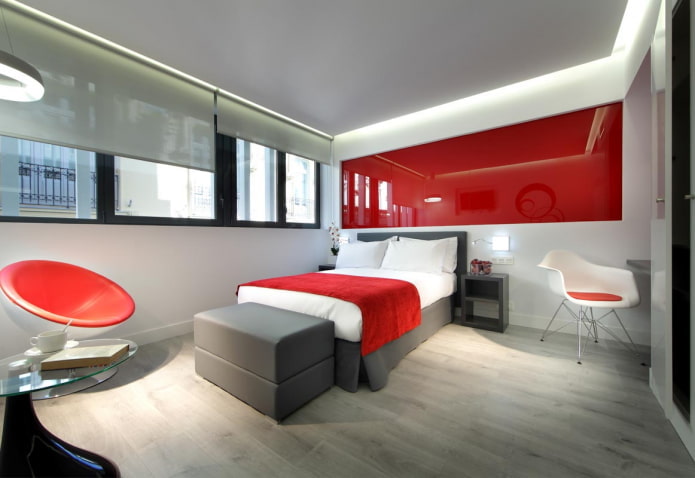 high-tech bedroom interior design
