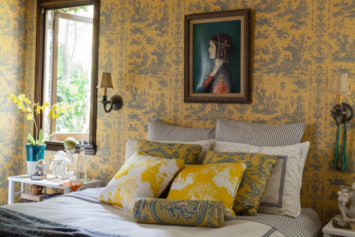 interior decoration in eclectic style