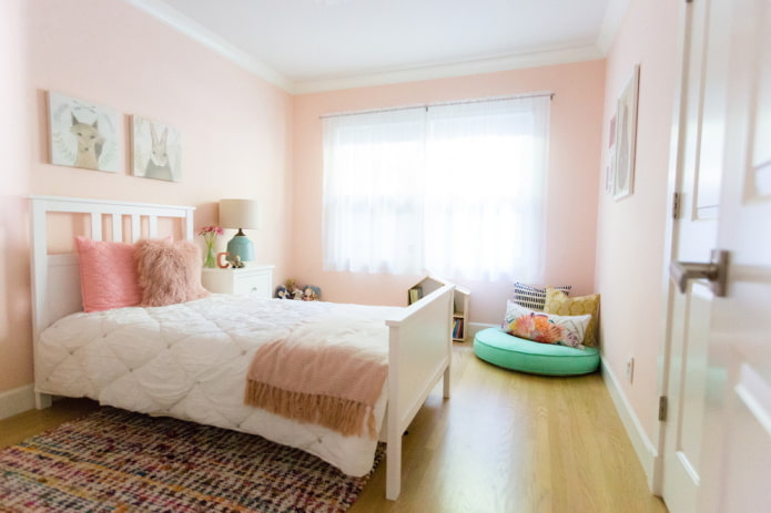 interior of a pink bedroom for a girl interior of a pink bedroom for a girl