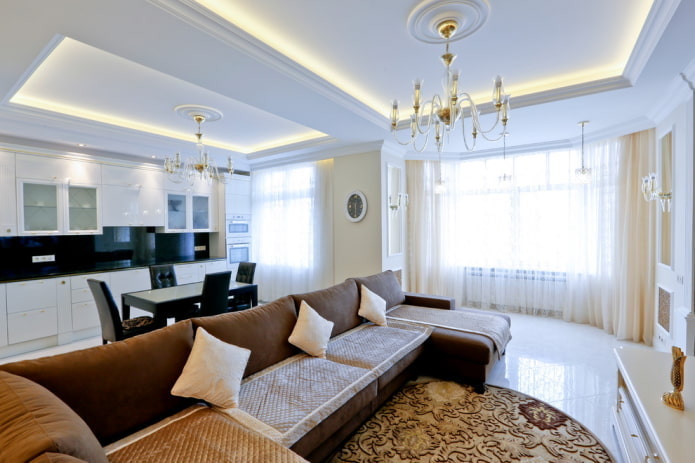 Bay window in the living area