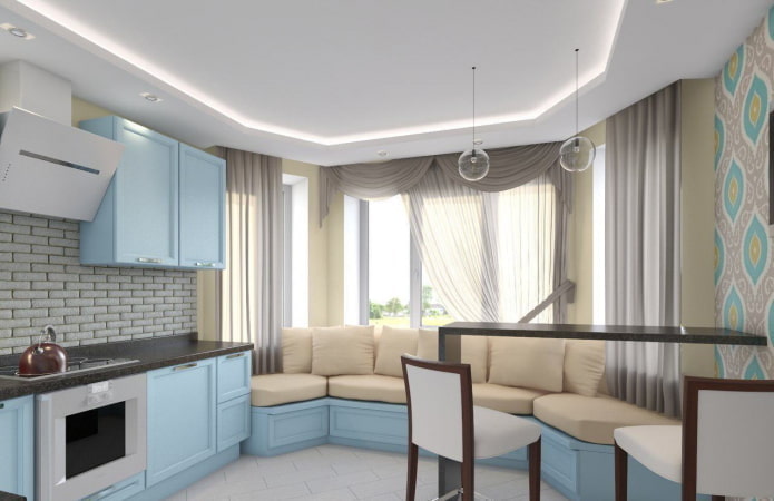 seating area by the window