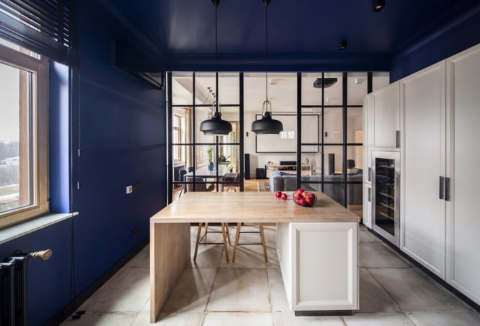 finishing the kitchen in blue finishing the kitchen in blue