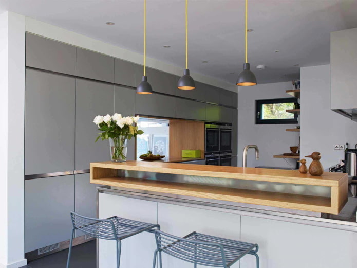 lighting in the interior of the kitchen in modern style lighting in the interior of the kitchen in modern style