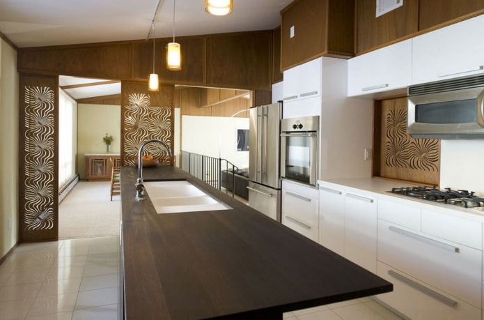 set in the interior of the kitchen in modern style set in the interior of the kitchen in modern style