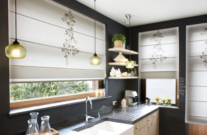 textiles in the interior of the kitchen in the modern style textiles in the interior of the kitchen in the modern style