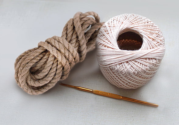 jute, crochet, yarn jute, crochet, yarn