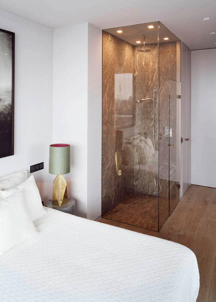 Transparent shower room Transparent shower room