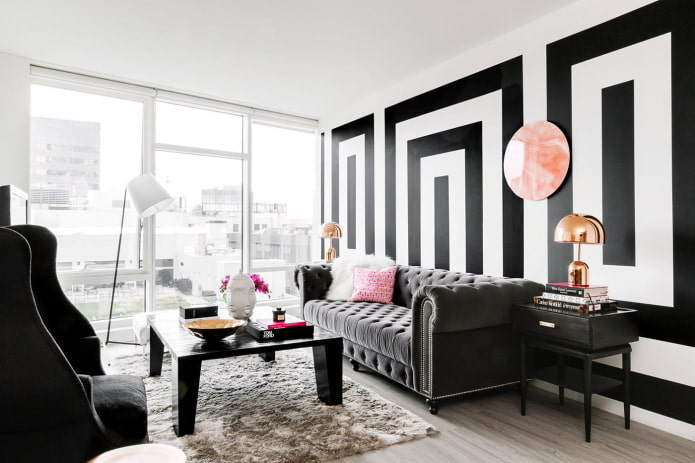 living room decoration in black and white living room decoration in black and white