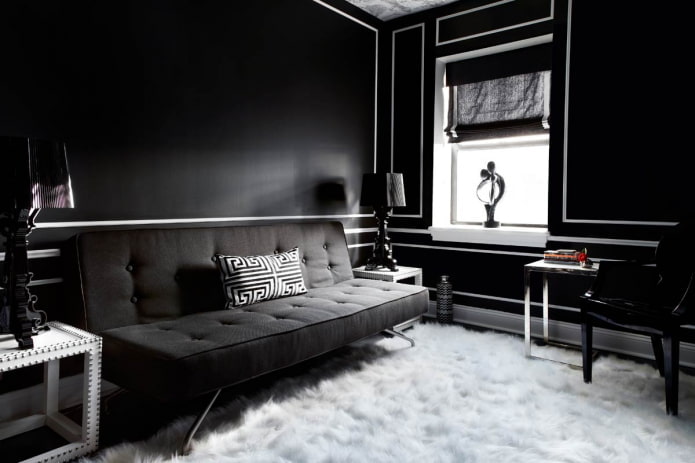 living room decoration in black and white living room decoration in black and white