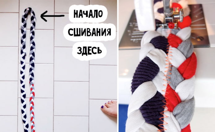 Sew a braid Sew a braid