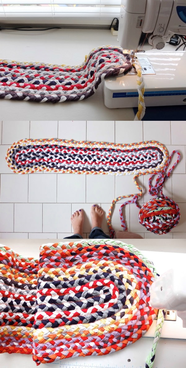 We build up the rug We build up the rug