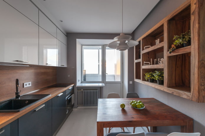 color scheme of a small kitchen