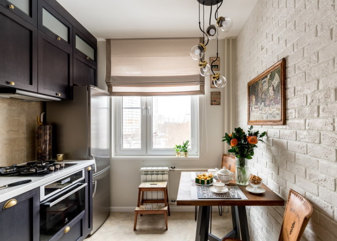 finishing a small kitchen