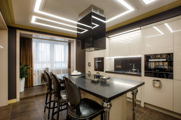 Hood over the island