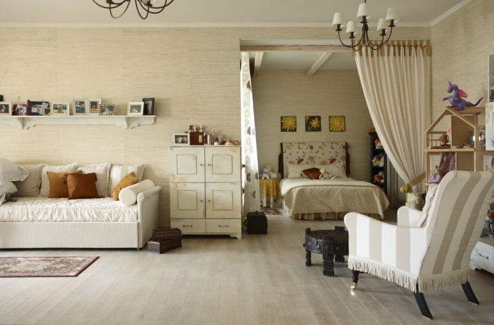 interior design of the combined children's-living room