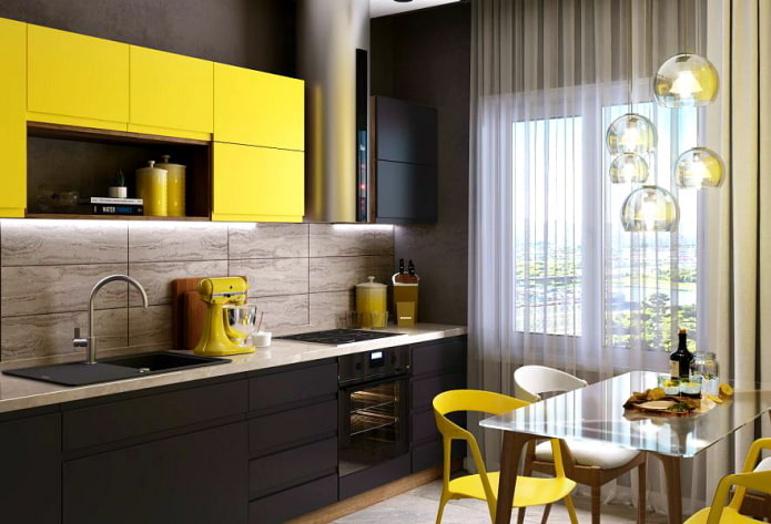 yellow and black kitchen yellow and black kitchen